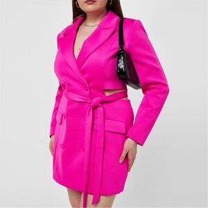 Good American Scuba Blazer Dress